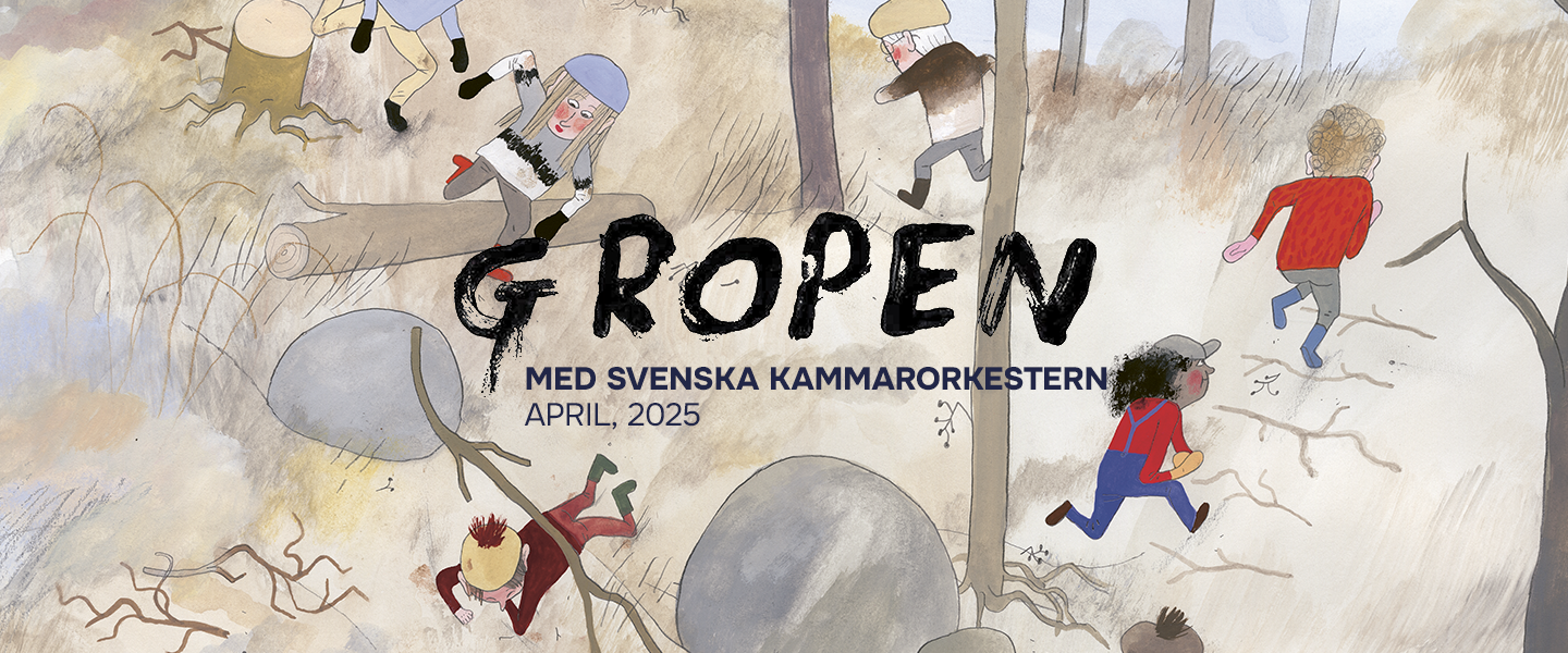 Illustration från Emma Adbåges bok "Gropen"